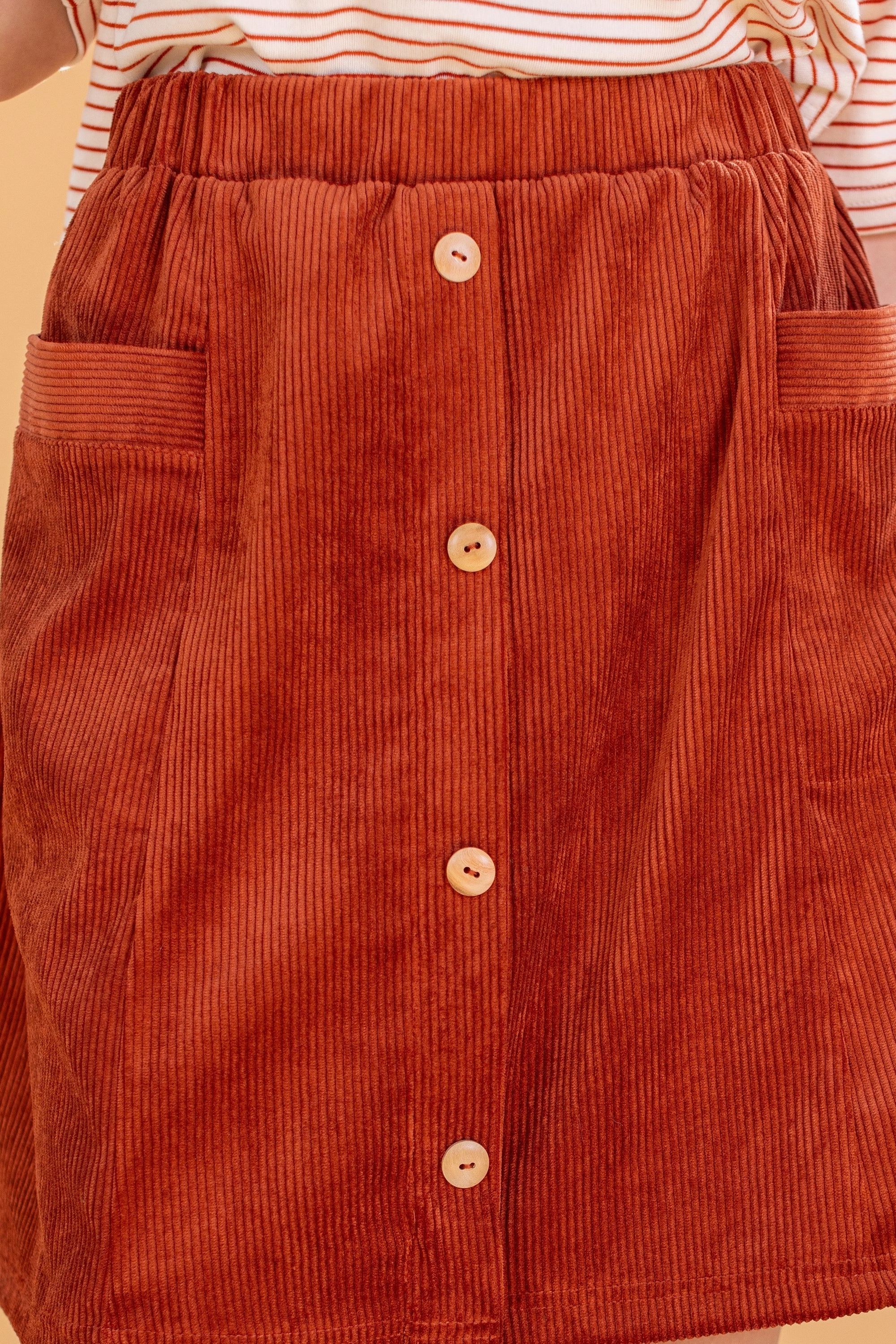 Skirt Maxine Terracotta All Day Visual Outfit