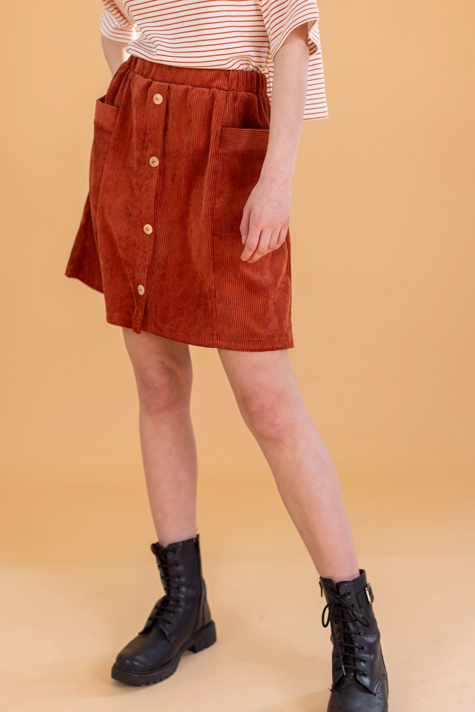 Skirt Maxine Terracotta All Day Fit Lightwear Look