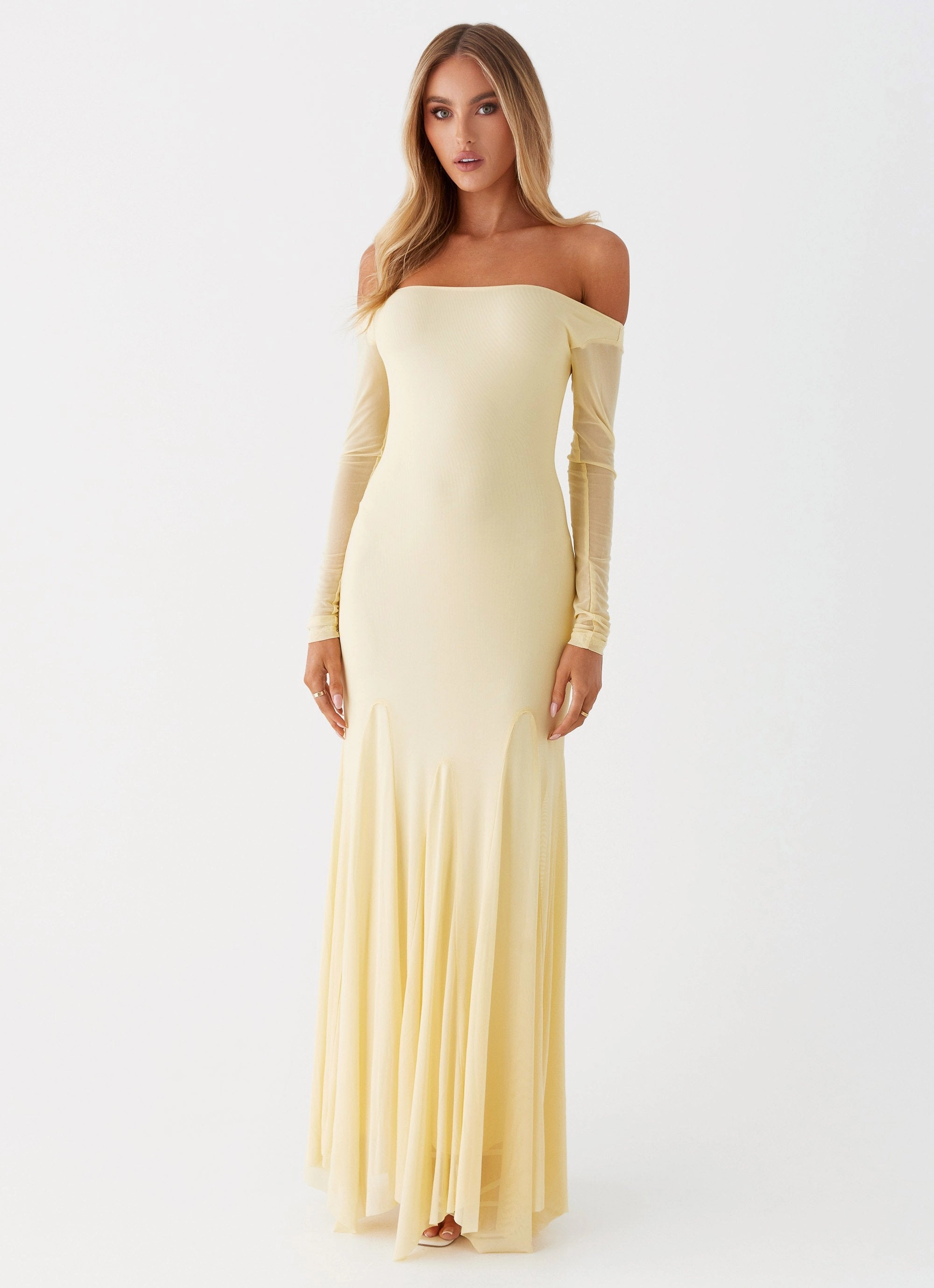 Office Layer Maribel Maxi Dress - Yellow