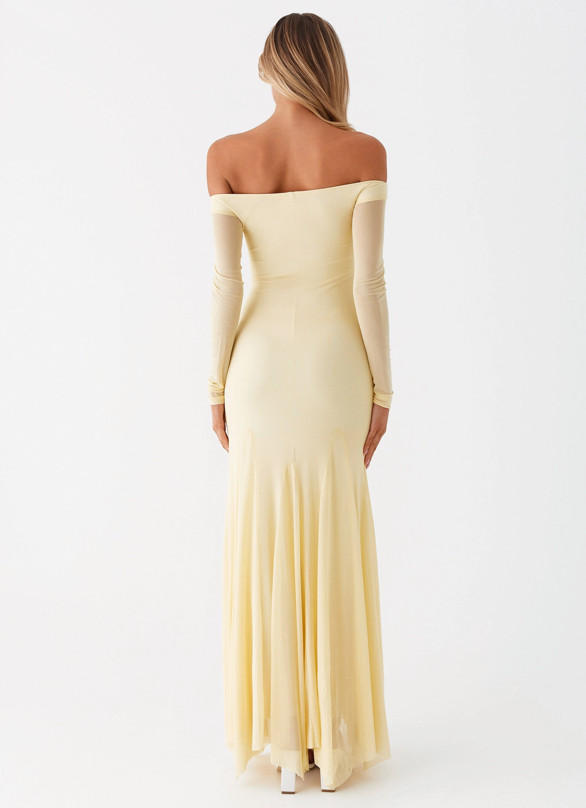 Maribel Maxi Dress - Yellow Fitted Style All Timewear