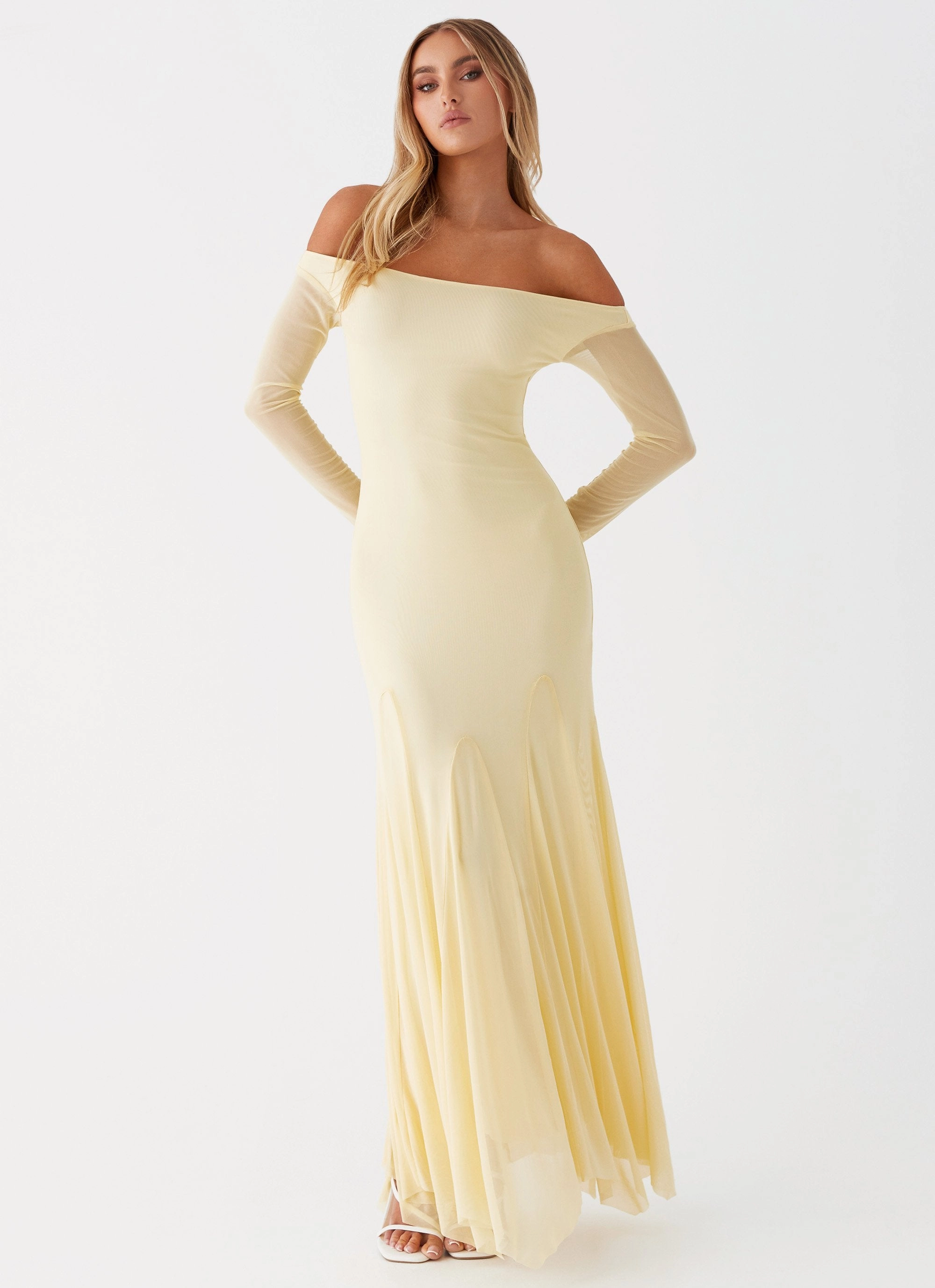 Urban Minimalism Maribel Maxi Dress - Yellow