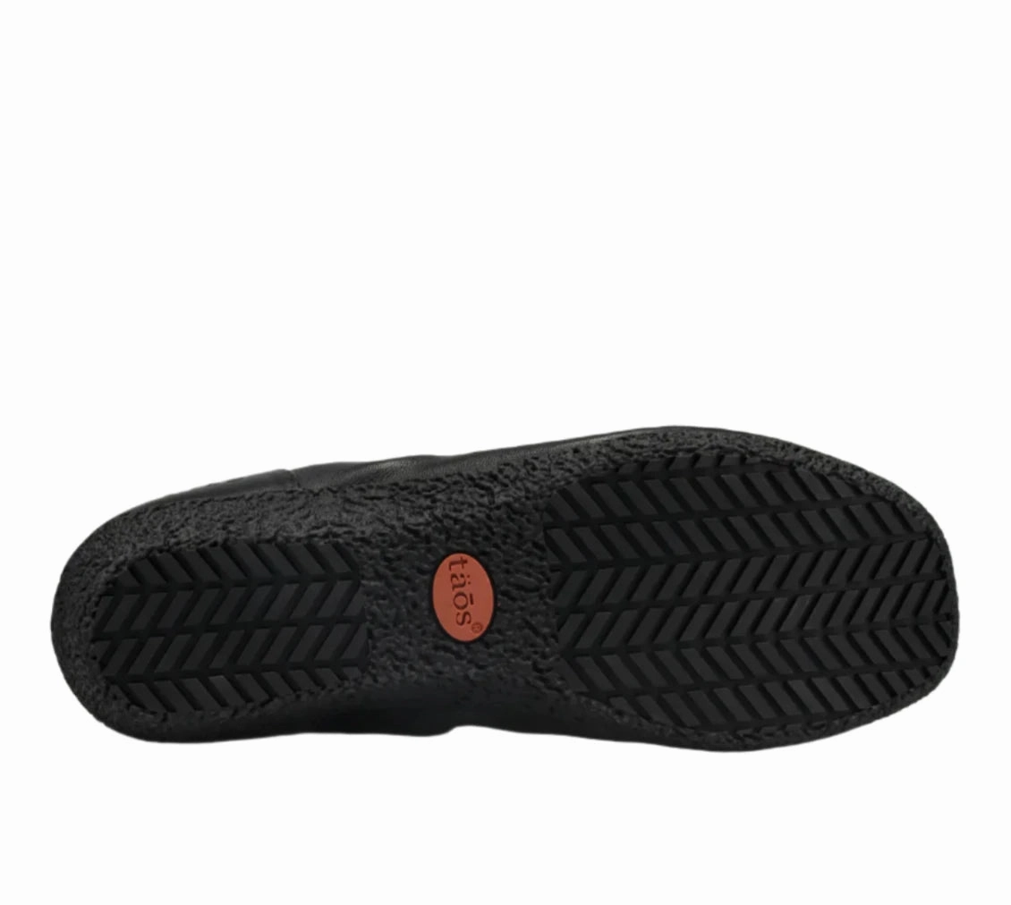 Taos Women's Chit Chat Flat - Black Lightweight Structure Heat Day