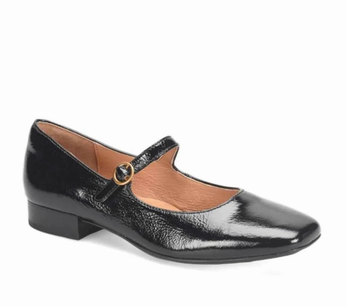 Timeless Comfort Sofft Women's Elsey Mary Janes - Black Patent Leather