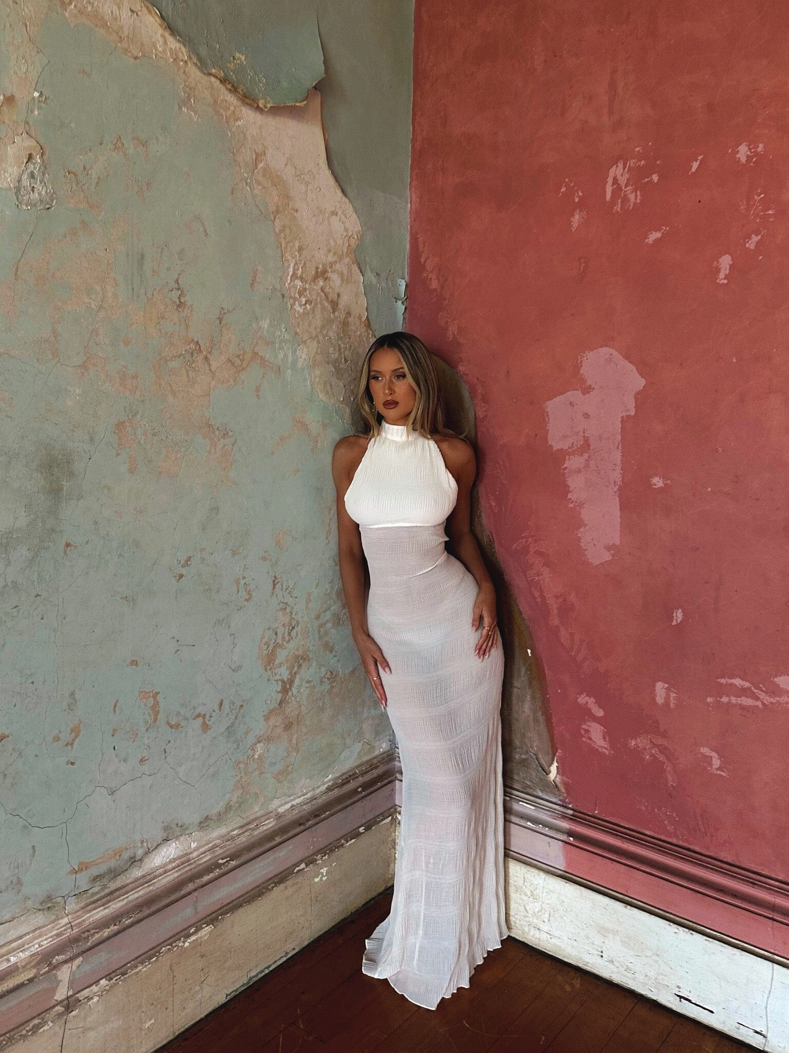 DIANA MAXI DRESS IVORY Bold Color