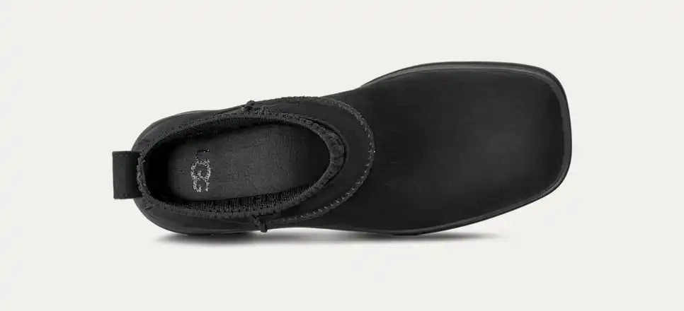 Comfort   cushion Quick Lace Mechanism Ugg Women's Moxy Chelsea Water Resistant Heeled Boot - Black