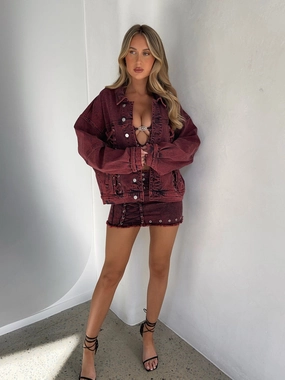 Multi Use Piece SELENITE JACKET RED