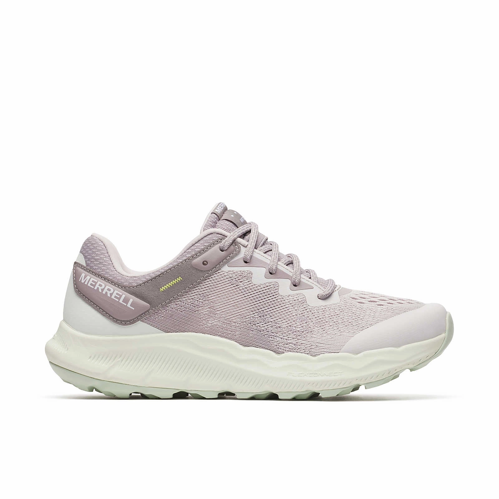Breath Panel Stripe Mood Merrell Women's Antora 4 Low Trail Sneaker - Lilac Mist