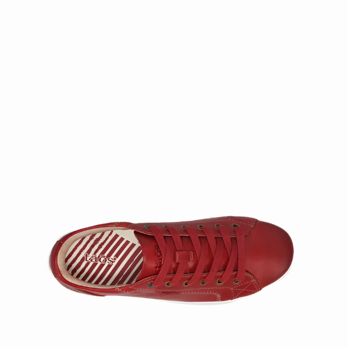 Taos Womens Plim Soul Lux Red Leather Comfort Feel