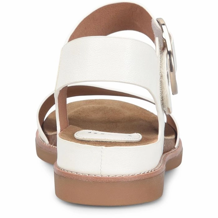 clean design Sofft Women's Bali Cushioned Sandal - True White