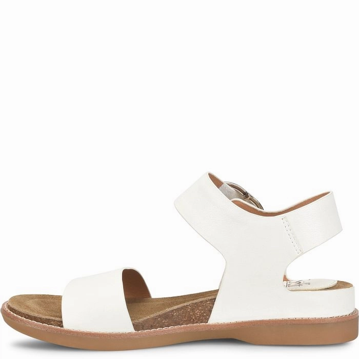 Sofft Women's Bali Cushioned Sandal - True White Secure Wrap