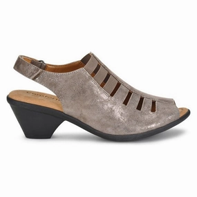 Break Time Flat Base Sofft Women's Faye - Smoke Suede