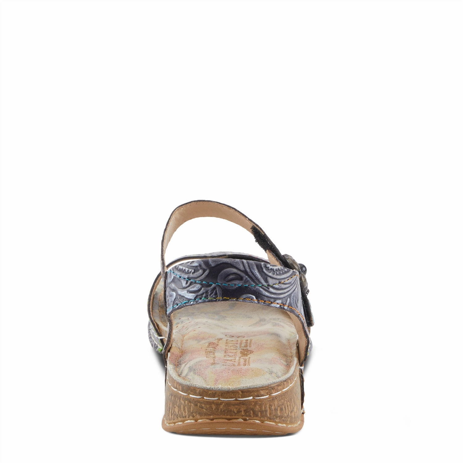 L'Artiste by Spring Step Women's Popular Sandal - Black Multi Comfortable