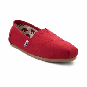 Harbor Hike TOMS Women's Classic Slip-On - Red