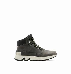 Sorel Men's Mac Hill? Mid LTR Waterproof Boot - Quarry/Black Neutral design