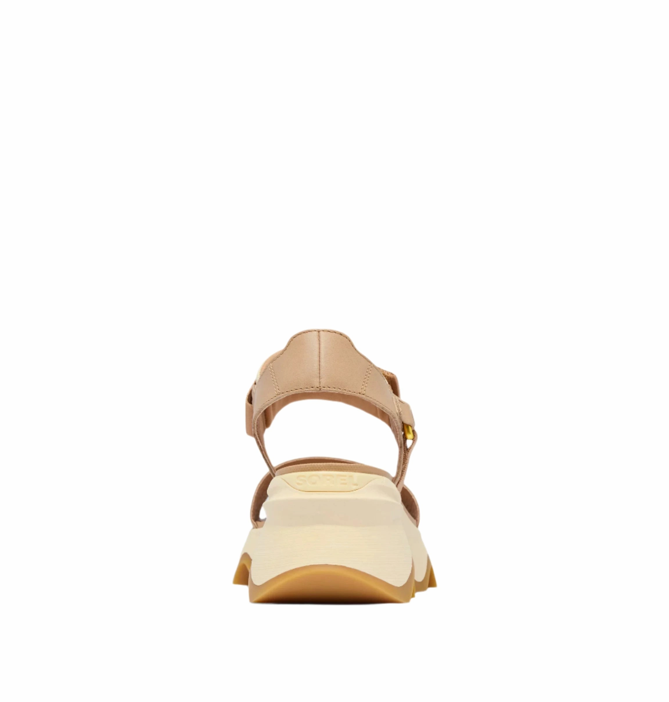Sorel Women's Kinetic Y-Strap Wedge Sandal - Honest Beige/Honey Odor Resistant Material
