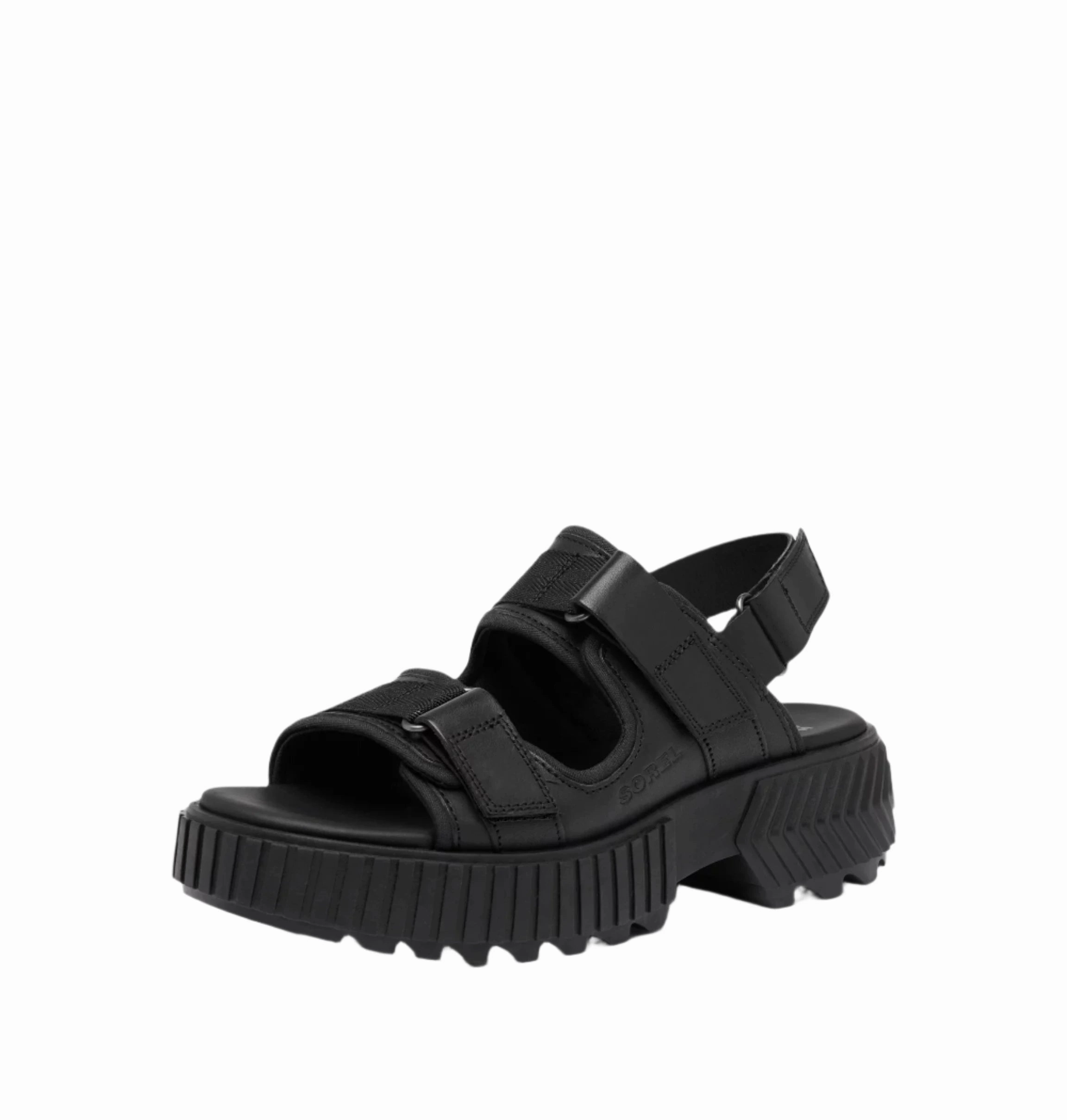 Grab And Go Practical And Stylish Footwear Sorel Women's Ona Ave Multistrap Sandal - Black
