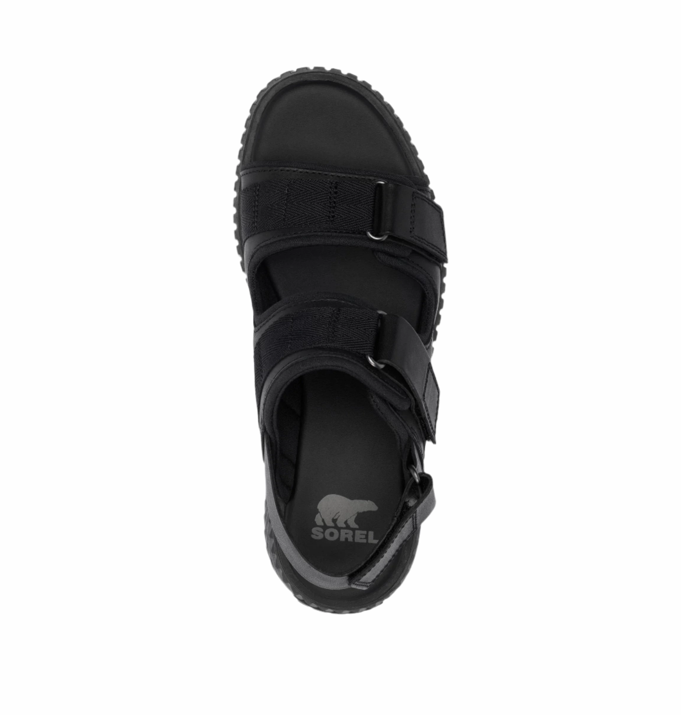 Sorel Women's Ona Ave Multistrap Sandal - Black Pet Walk