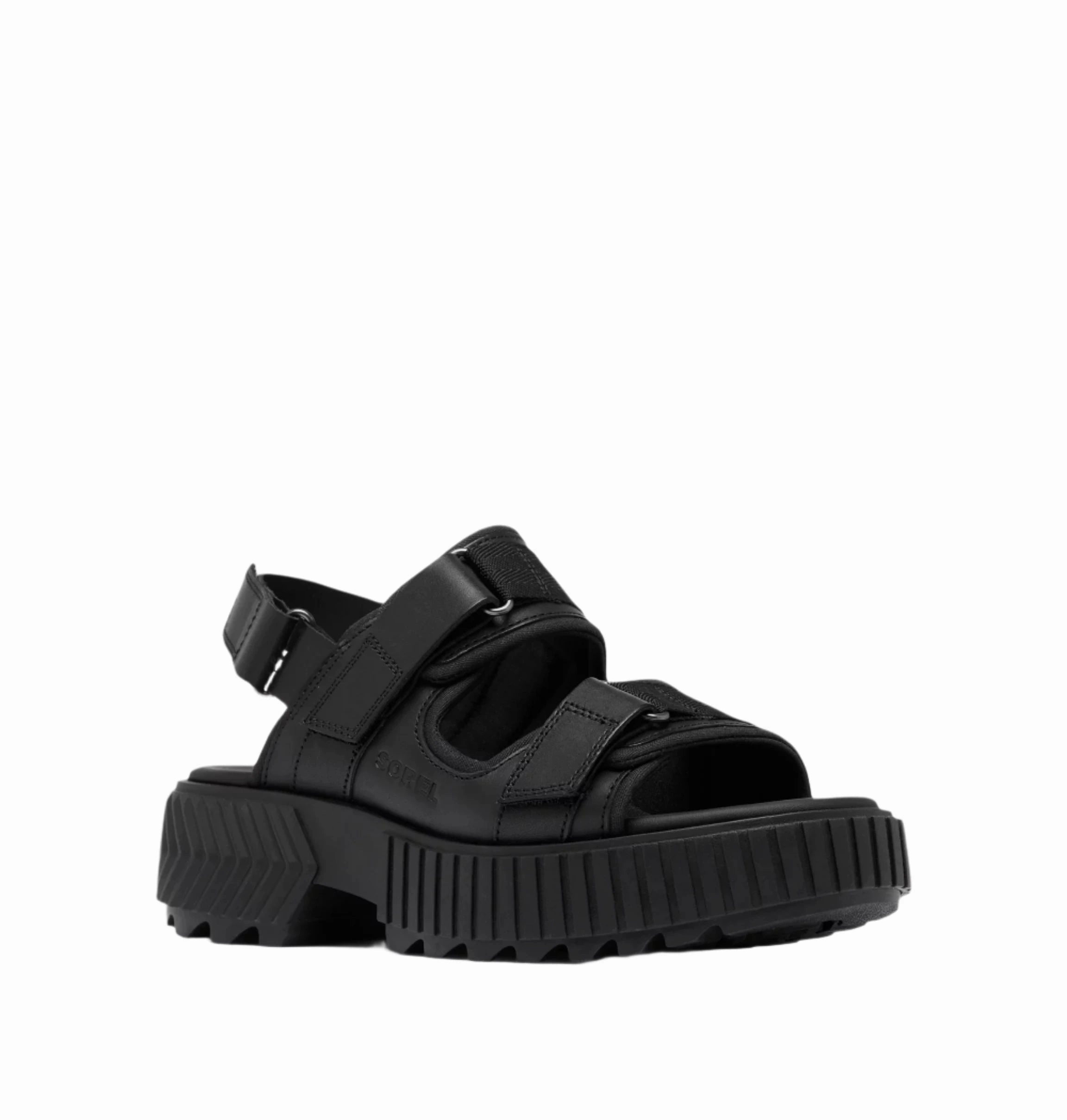 Breezy Mood Sorel Women's Ona Ave Multistrap Sandal - Black