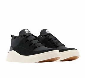 Sorel Women's Out N About IV Low Sneaker - Black Park Chill Rest Walk