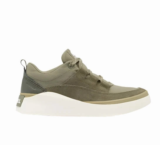 Sorel Women's Out N About IV Low Sneaker - Stone Green/Chalk Subtle Look