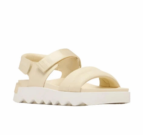 Sorel Women's Viibe Sandals - Honey White/Sea Salt Recyclable Packaging