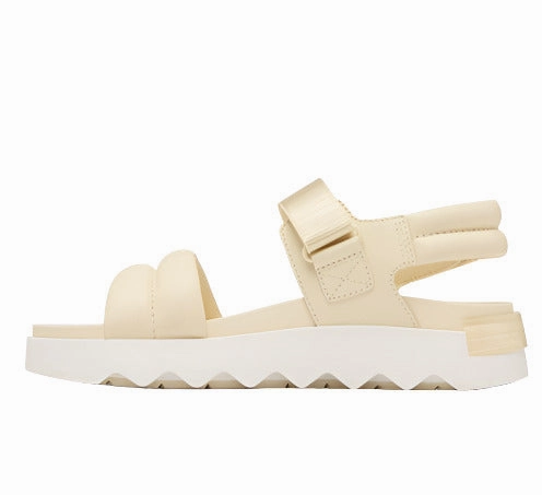 Casual Comfort Sorel Women's Viibe Sandals - Honey White/Sea Salt