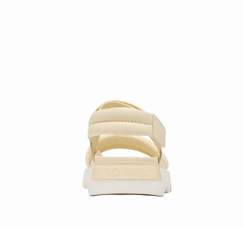 Comfort Walk Non slip grip Sorel Women's Viibe Sandals - Honey White/Sea Salt