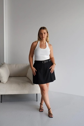 SOREVA SKORT BLACK Lightweight
