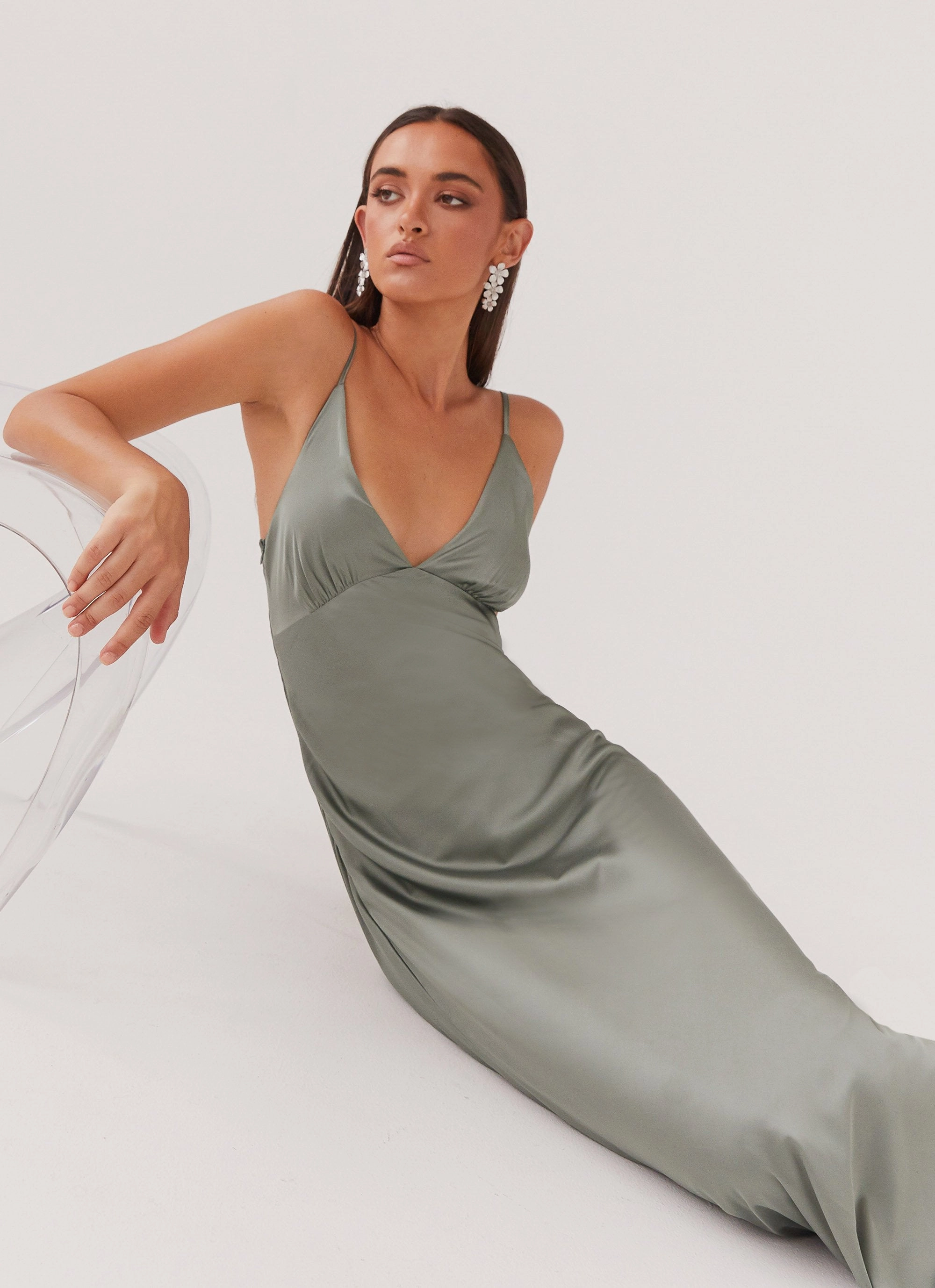Elegant Fabric Sorrento Sun Maxi Dress - Teal