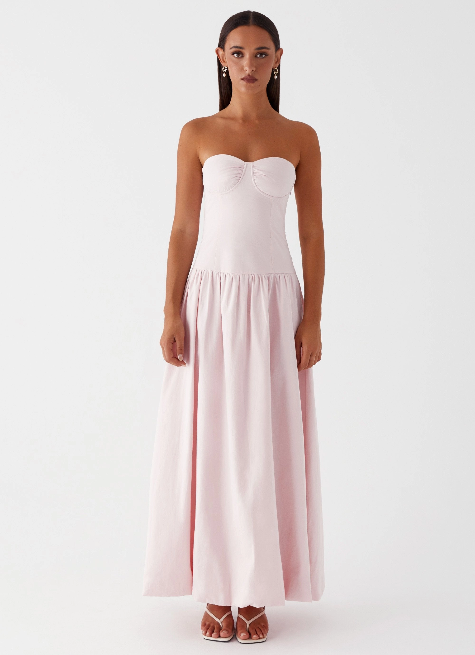 Starla Maxi Dress - Pink Casual Smart