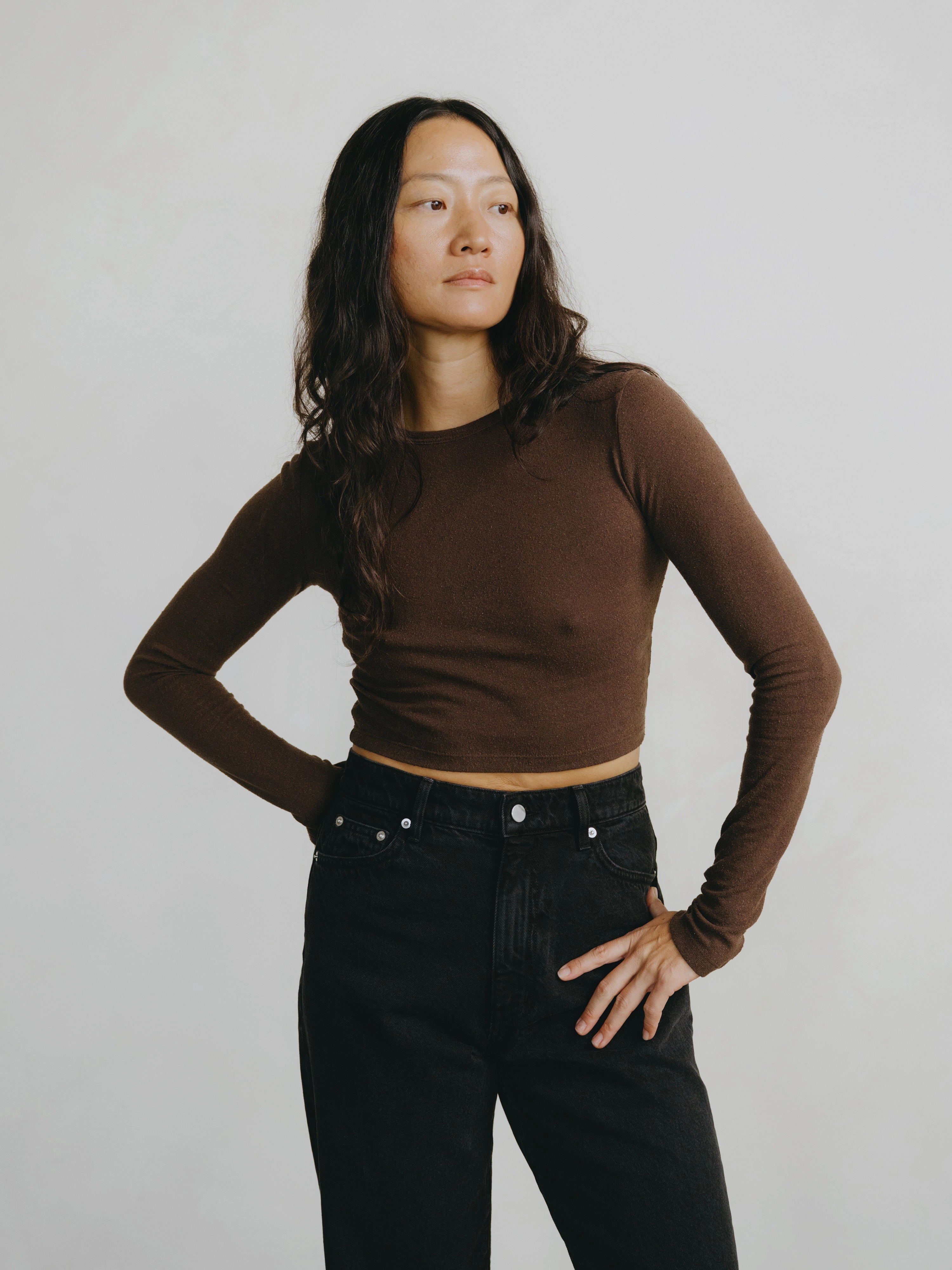 Travel Comfort Style Lia Top, Regen Silk Noil Jersey, Manzanita