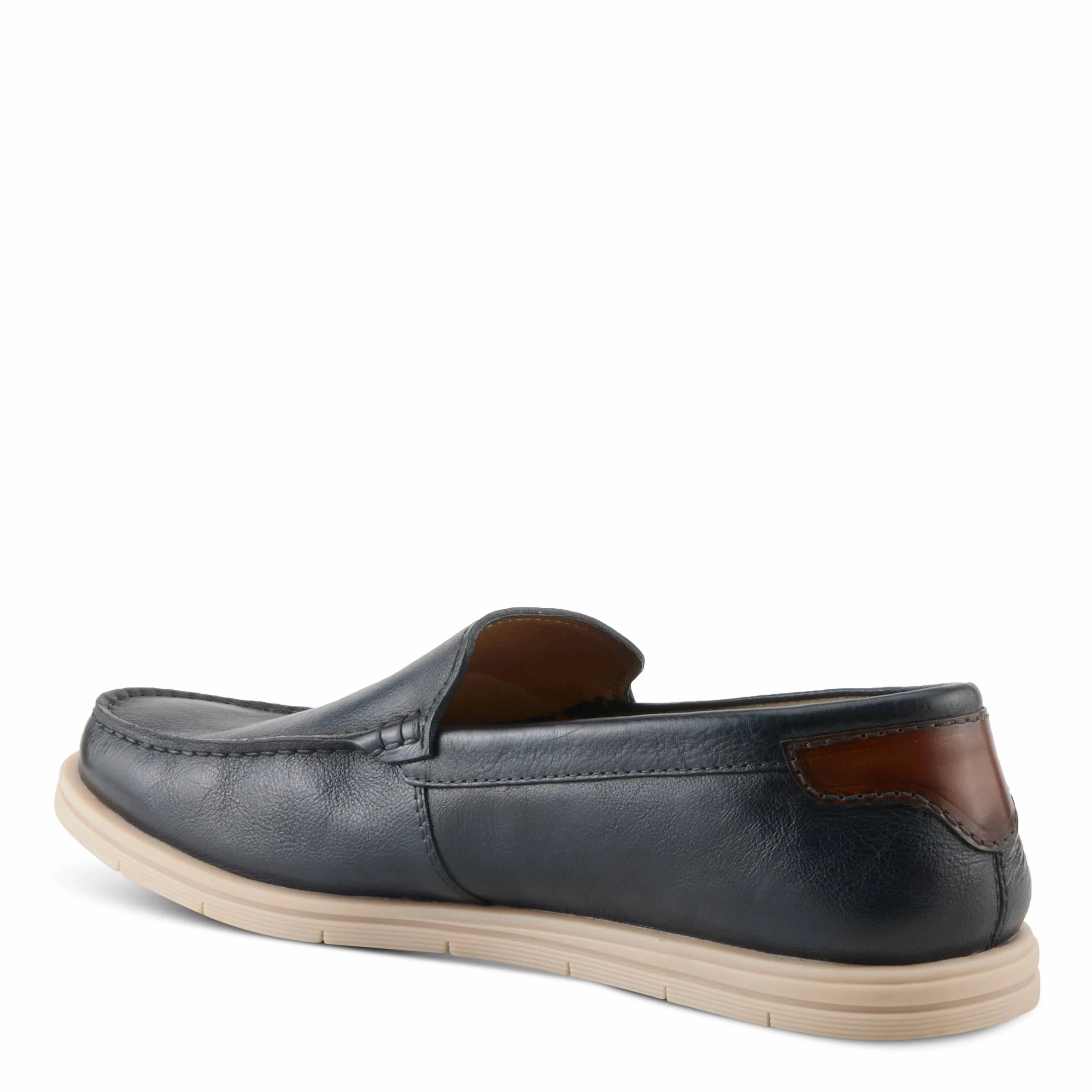 Soft Step Spring Step Men's Hord Venteian Slip On Moccasin - Navy