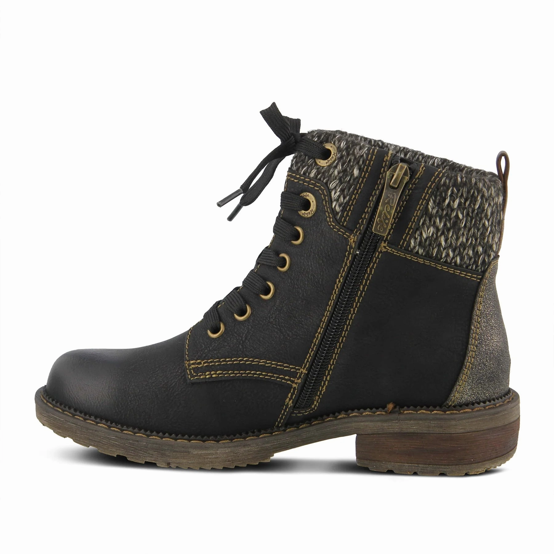 Secure Closure Chelsea Design Spring Step Relife Khazera Water-Resistant Boot - Black