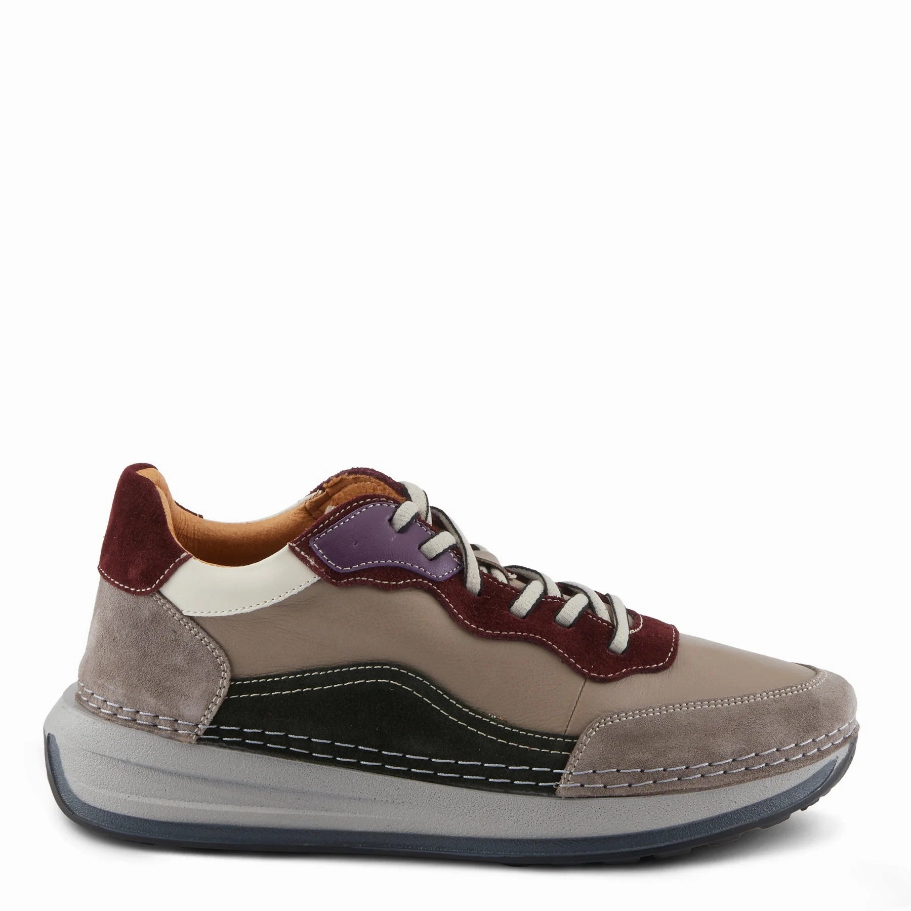 Spring Step Women's Booker Sneaker - Grey Multi Street Mode