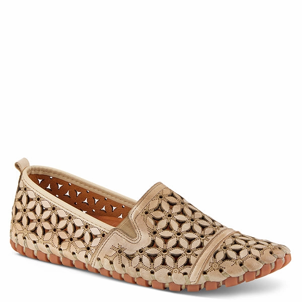 Spring Step Women's Flowerflow Flats - Beige Perfect Fit