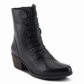 Premium Cushion Spring Step Women's Garibaldi Boot - Black