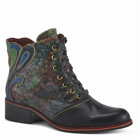 Spring Step Women's L'Artiste Benatar - Black Multi Activity Fit Sand Step