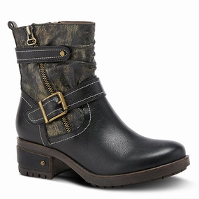 Spring Step Women's L'Artiste Frankie - Black Non Marking Outsole Elasticated