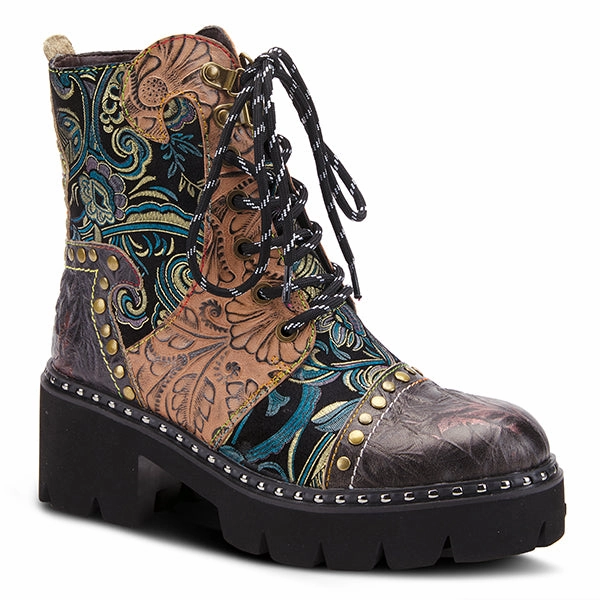Spring Step Women's L'Artiste Severe Boot - Charcoal Tear-resistant
