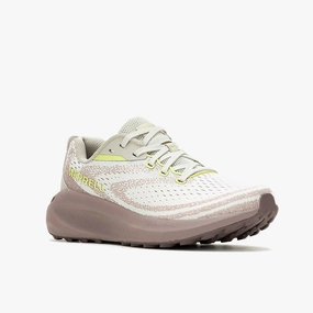 Quick Dry Textiles Stone Path Merrell Women's Morphlite Trail Running Sneakers - Parchment/Antler