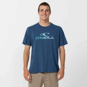 Stacked T-Shirt - Navy Outdoor Light