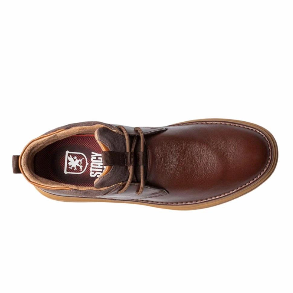 Tough Stacy Adams Men's Delson Chukka Boot - Chocolate Multi