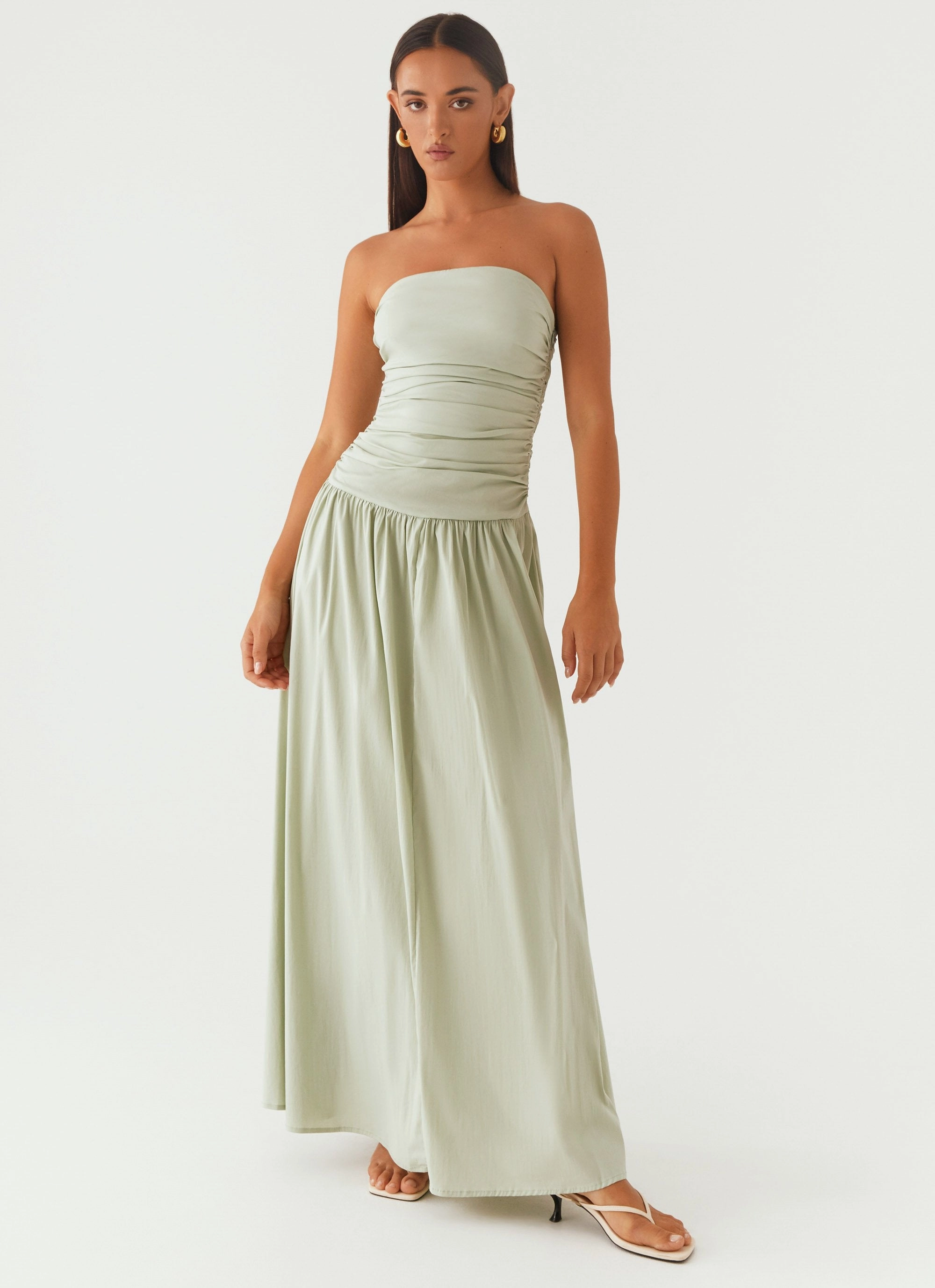 Seasonal Style Carmel Maxi Dress - Sage