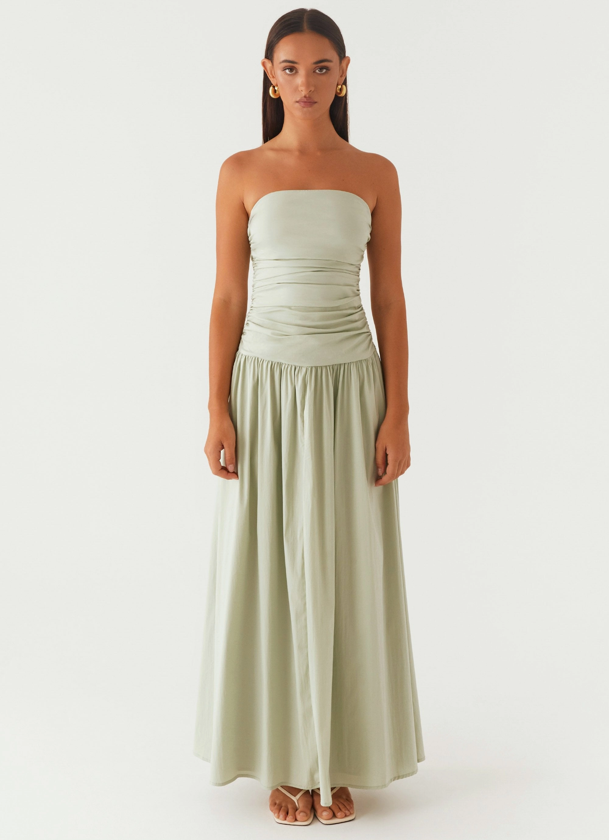 Simple Flow Carmel Maxi Dress - Sage