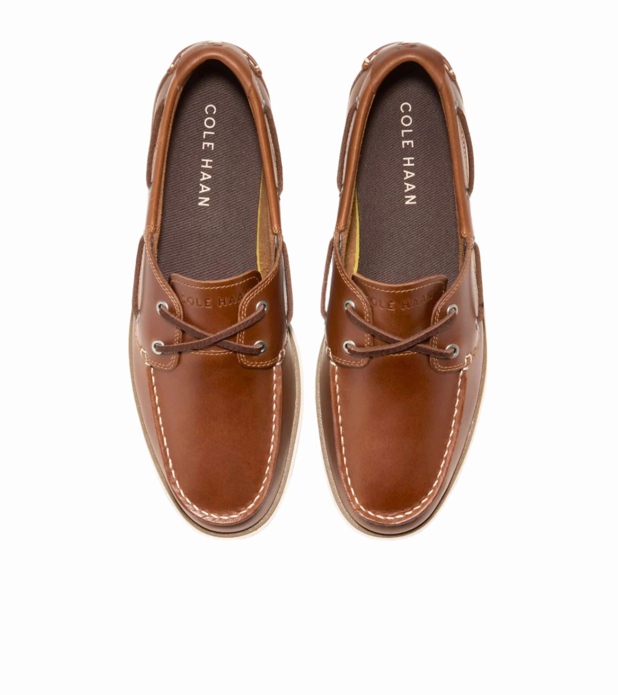 Cole Haan Men's GrandPr? Windward Boat Shoe - British Tan Rock Path Bootie Style
