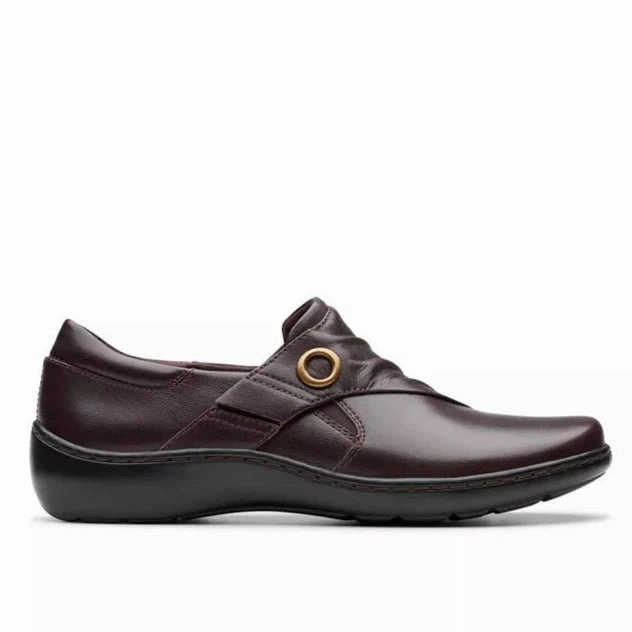 Clarks Women's Cora Aubrie Mary Jane - Dark Brown Evening Stroll