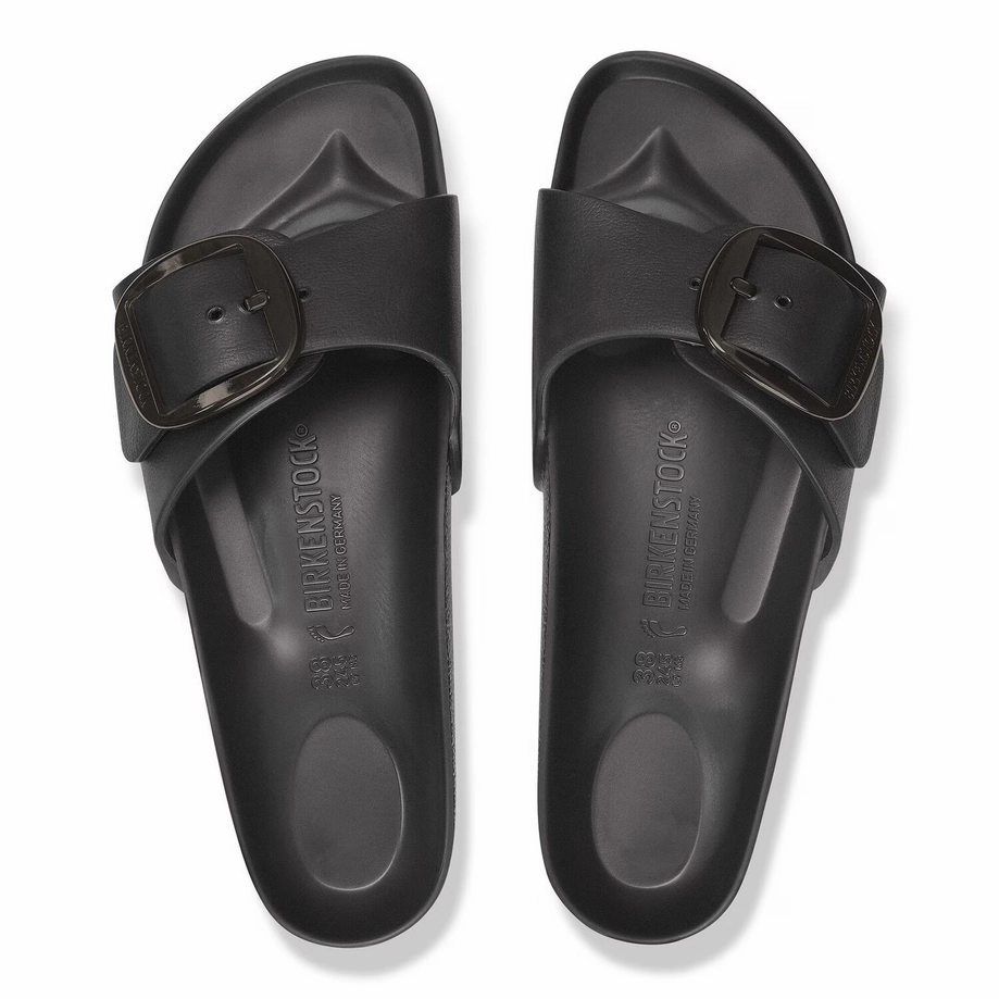 Birkenstock Women's Madrid Big Buckle EVA Sandal - Black Pet Walk