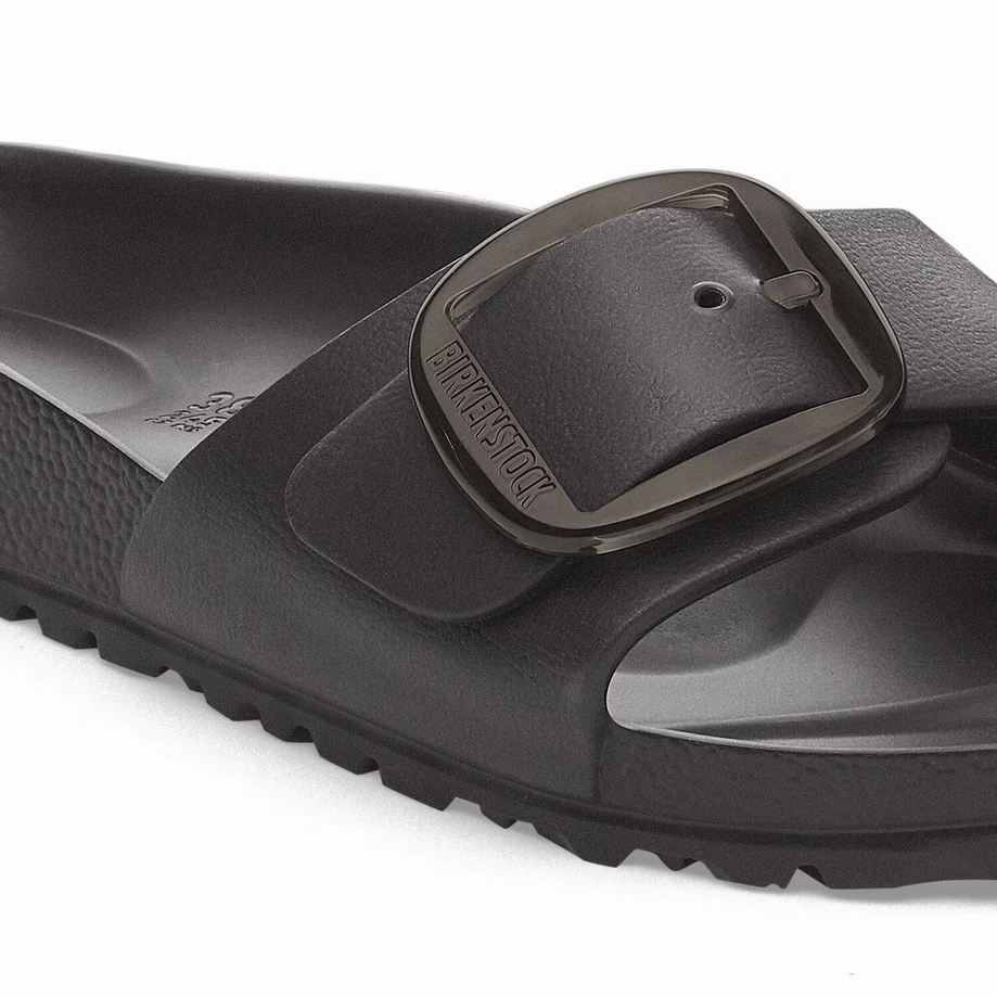 Winter Warm Birkenstock Women's Madrid Big Buckle EVA Sandal - Black