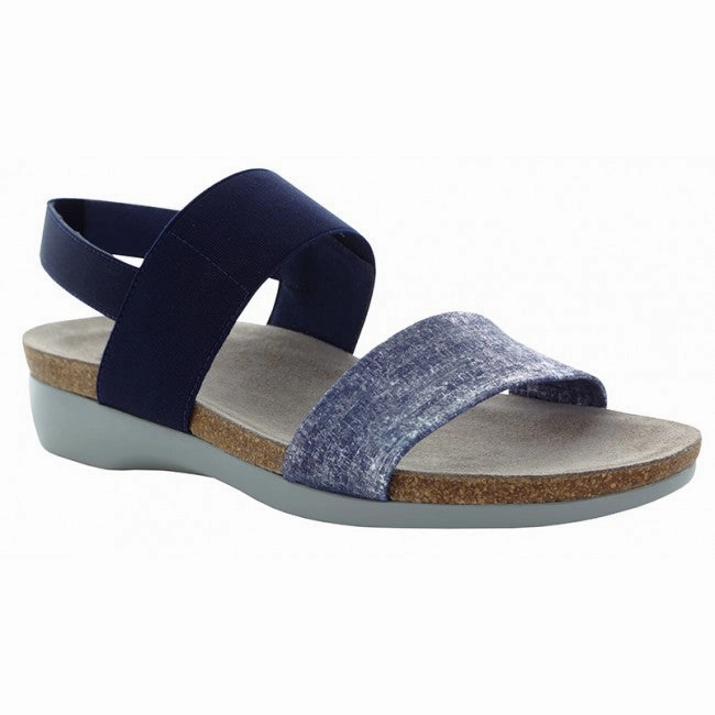 Durable Outdoor Shoes Munro Women's Pisces Sandal - Blue/Silver