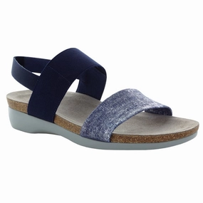 Durable Outdoor Shoes Munro Women's Pisces Sandal - Blue/Silver